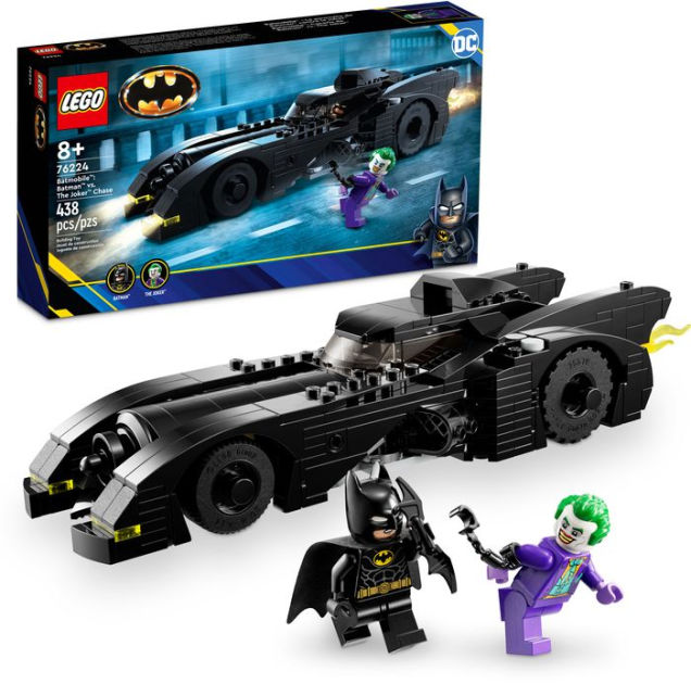 DC Comics, Batman Batmobile with 30-cm Batman Figure, The Batman Movie  Collectible, Kids' Toys for Boys and Girls Aged 4 and up