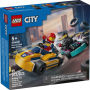 Alternative view 6 of LEGO City Great Vehicles Go-Karts and Race Drivers 60400