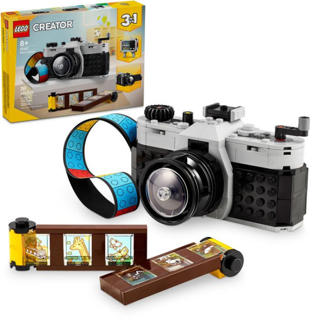 Build Your Own Vintage Camera with LEGO's Retro Camera Creator Set