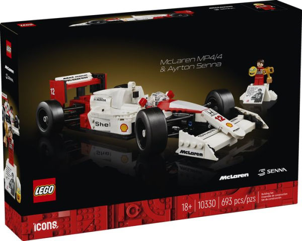 LEGO Icons McLaren MP4/4 & Ayrton Senna 10330