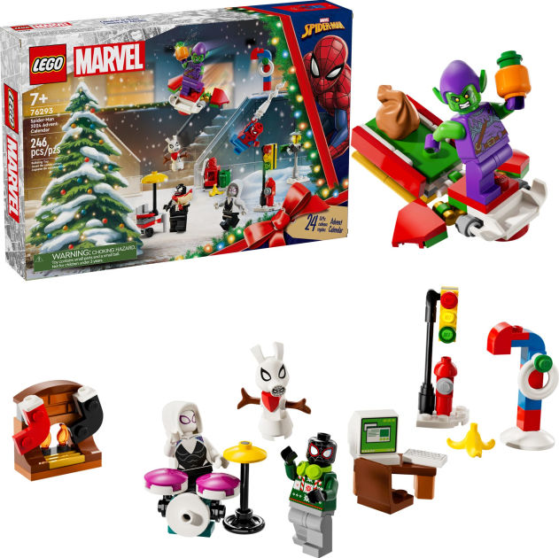 LEGO Super Heroes Marvel Spider Man 2024 Advent Calendar 76293 Retiring Soon by LEGO Systems Inc. Barnes Noble