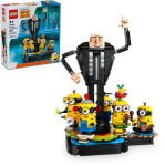 Alternative view 1 of LEGO Despicable Me Brick-Built Gru and Minions 75582