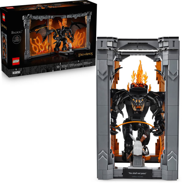 LEGO Icons The Lord of the Rings: Balrog Book Nook 10367