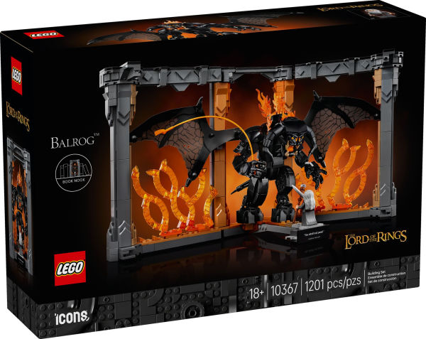 LEGO Icons The Lord of the Rings: Balrog Book Nook 10367