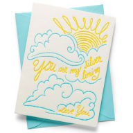 Title: Silver Lining Love Card