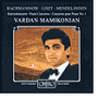 Sergei Rachmaninov, Liszt, Mendelssohn: Piano Concertos No. 1