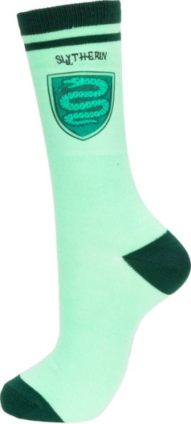 Harry Potter Slytherin Striped House Crew Sock