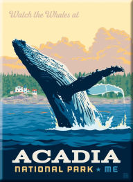 Title: Acadia NP Whale Watching Magnet