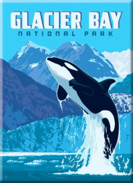 Title: Glacier Bay NP: Leaping Orca Magnet