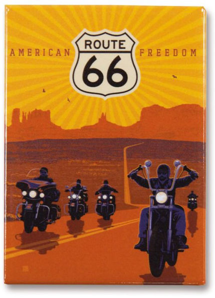 Route 66 American Freedom Magnet