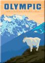 Olympic NP Mountain Goat Magnet