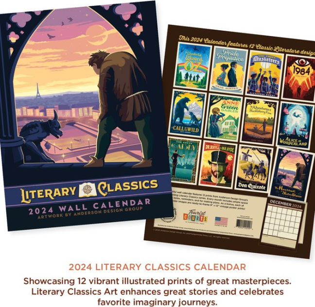 Literary Classics Calendar 2025 by Anderson Design Group Barnes & Noble®