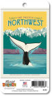 PNW Whale Tail Vertical Sticker