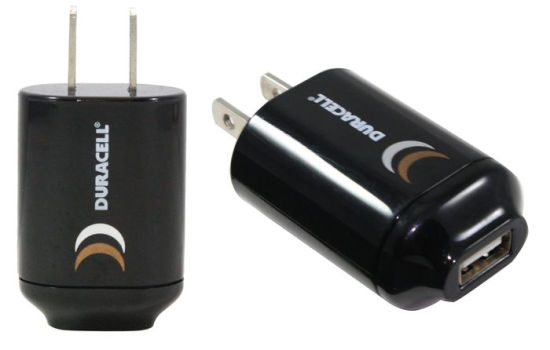 Duracell DU1673 Mini USB AC Charger - Black