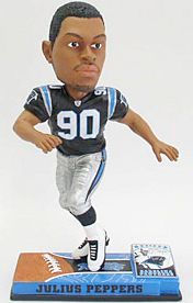 Caseys Distributing 8132963847 Carolina Panthers Julius Peppers Forever Collectibles On Field Bobble Head