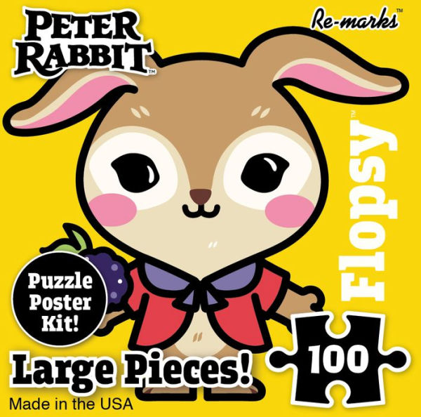 Peter Rabbit 100pc Puzzle Cube Flopsy