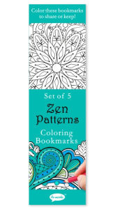 Title: Zen Coloring Bookmarks Set of 5
