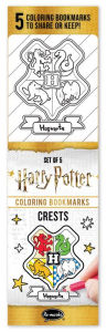Harry Potter Hogwarts Coloring Bookmarks Set of 5