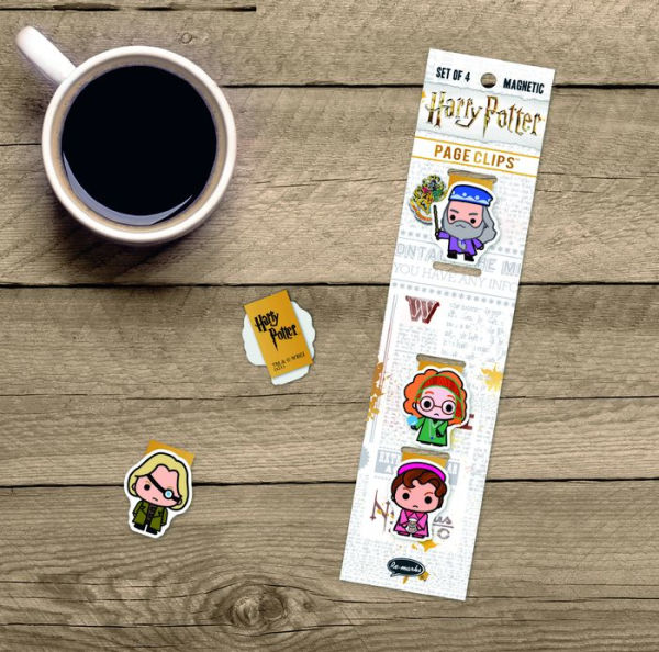 Harry Potter Chibi Professors 2 Page Clip Bookmarks Set of 4
