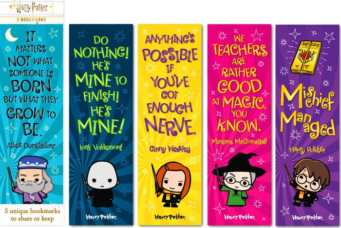 Harry Potter Harry Bookmark Multi-pack Set of 5 by Re-marks, Inc