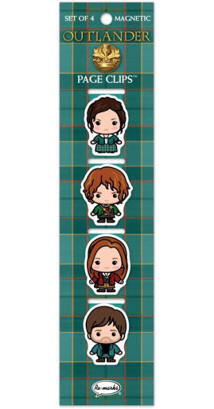 Outlander Page Clip Bookmarks Set of 4