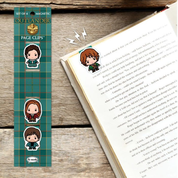 Outlander Page Clip Bookmarks Set of 4