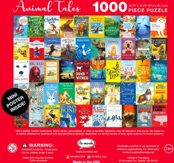 1000 Piece Animal Tales Puzzle