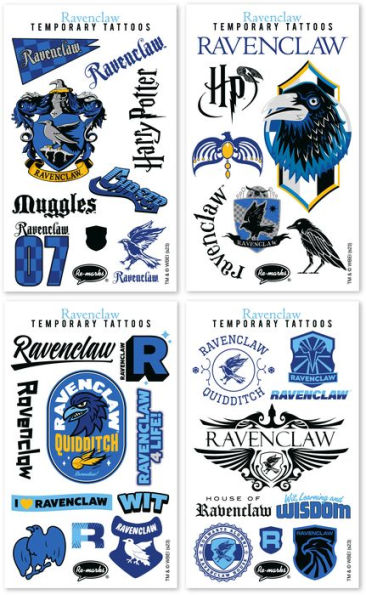 Harry Potter Ravenclaw Temporary Tattoos