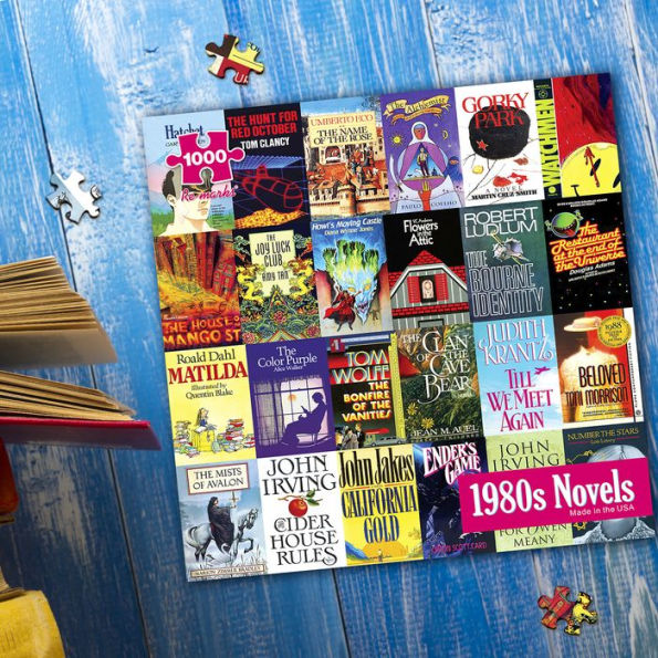 1,000-Piece 1980s Books Puzzle