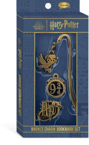 Title: Harry Potter Gold Charm Set Metal Bookmark