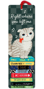 Title: Right Where You Left Me Tassel Bookmark