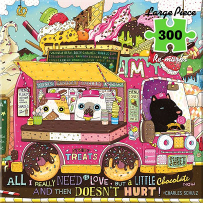 Ice Cream Truck - 300 Large Piece Jigsaw Puzzle
