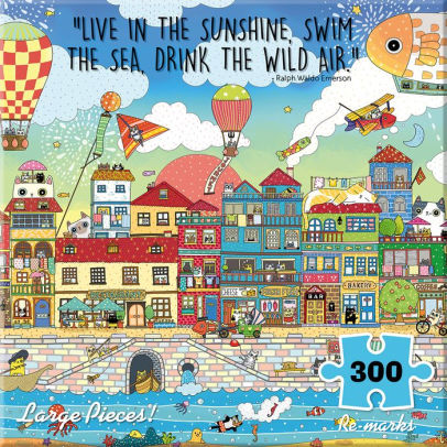 Harbor City - 300 Large Piece Jigsaw Puzzle