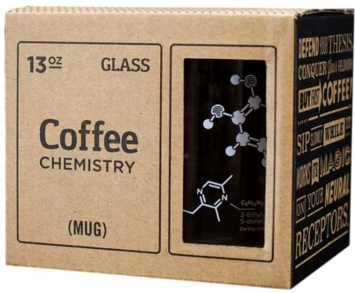 Caffeine Mug, Heat Change Mug 20 Oz Coffee Chemistry Mug 