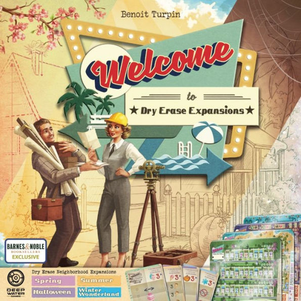 Welcome To Dry Erase Expansion Strategy Game (B&N Exclusive)