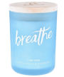 8oz Meditation Blue Candle / Breathe / Eucalyptus & Rosemary