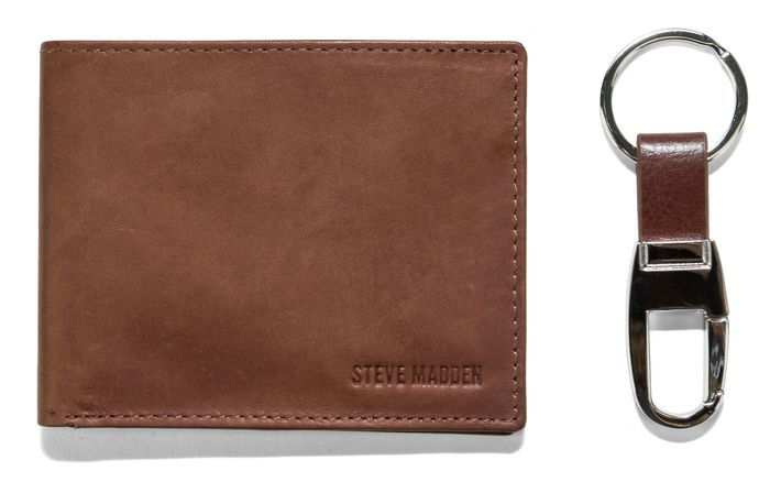 brown steve madden wallet