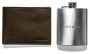 Steve Madden Wallet and Flask Boxed Gift Set Brown