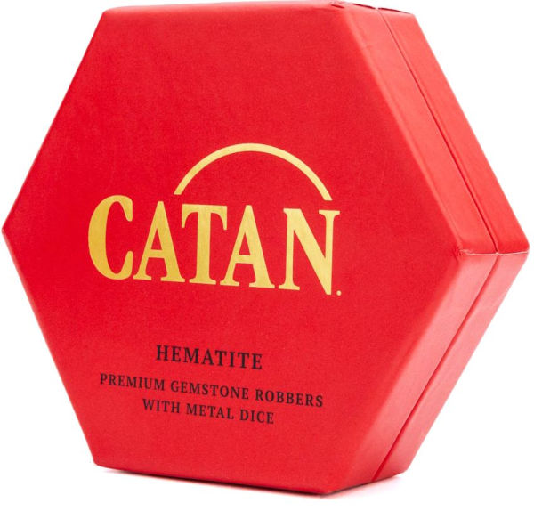 Catan Premium Robber & Metal Dice Set Hematite
