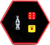 Alternative view 3 of Catan Premium Robber & Metal Dice Set Hematite