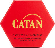 Title: Catan Premium Robber & Metal Dice Set Cats Eye Aquamarine