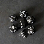 Alternative view 1 of 16mm Silicone Polyhedral Gold Dice Sets