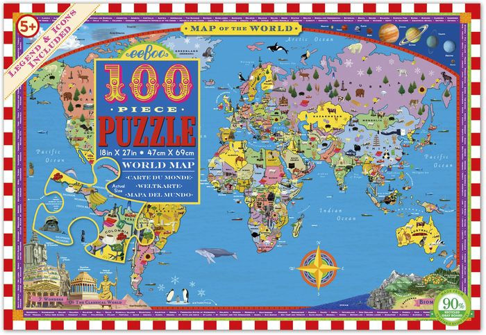 Free Printable Map Puzzles  Map puzzle, World map puzzle, Map