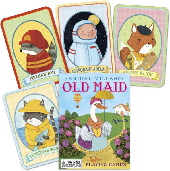 Animal Village Old Maid Playing Cards