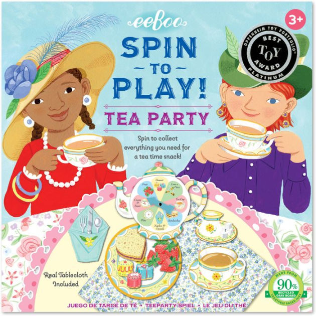 eeBoo Tea Party Spinner Game