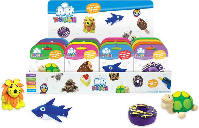 Air Dry, Ultra Light, Non-Toxic Clay for Kids with Accessories 60 Bags of Colored Air Dough Scentco Tools and Tutorial Videos//Educational DIY//Kids Gifts//Art Craft Set for Boys Girls