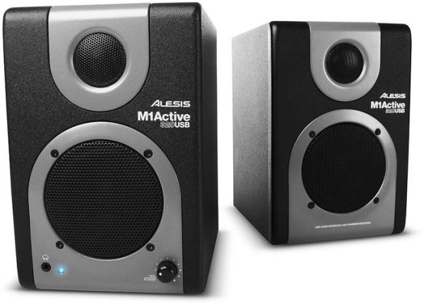 ALESIS M1A320USB Nearfield Studio Monitors with USB Audio I/O