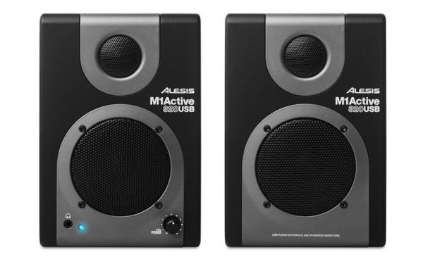 ALESIS M1A320USB Nearfield Studio Monitors with USB Audio I/O