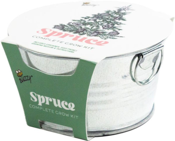 Galvanized Mini Basin Grow Kit- Spruce