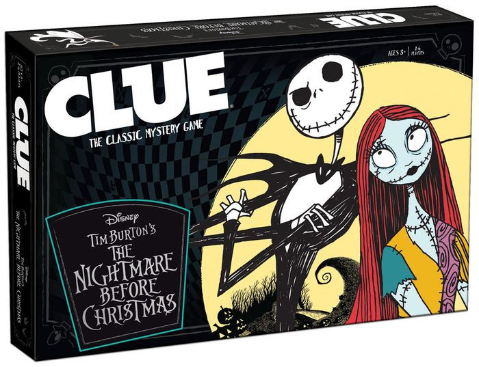 Clue – Tim Burton's “The Nightmare Before Christmas” Edition: Board Game  Review – Horror And Sons